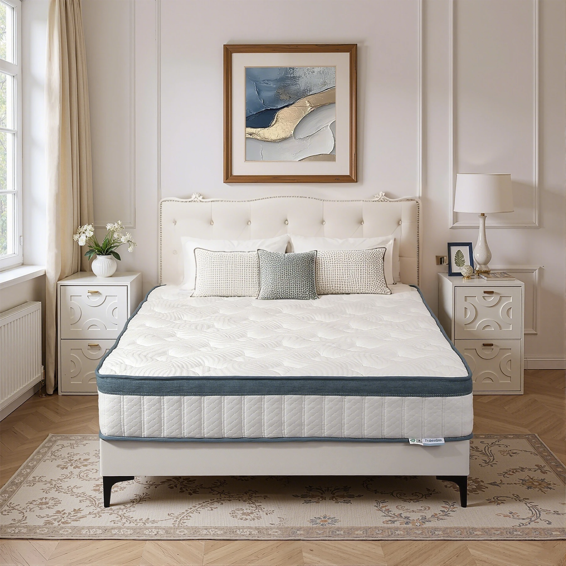 Naturalex - Perfectsleep Matras - Pocketveringmatras 160x200 cm - H3 - Hoogte 30cm - Hybride Traagschuim en Pocketveren Ademende Evenwichtige Ondersteuning Matras - Ademend, Stevig, Comfortabel