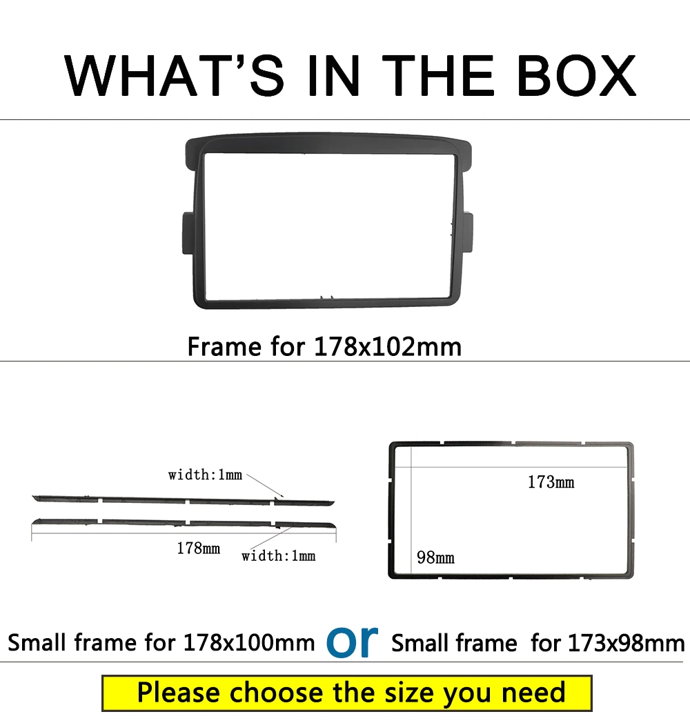 2 Din Radio Fascia for Renault Duster Logan Sandero Dacia Dokker Lodgy DVD  CD Dash Trim Installation Frame Mount Stereo Panel