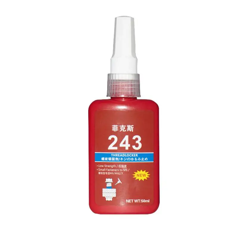 

Super Glue For Metal 50ml Anti-loose Screws Glue High Strength High-Temperature Resistant Screw Locking Glue For Aluminum Alloy