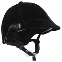 Children Equestrian Safety Sports Hat Frog Riding Helmets Black Polypropylene 1