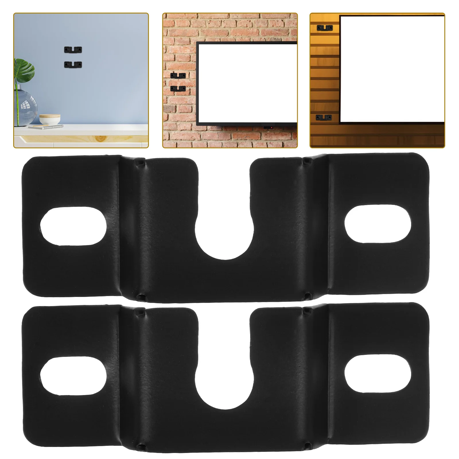 

Speaker Wall Mount Sound Bar Shelf for below Brackets Mounting under Bookshelf Metal