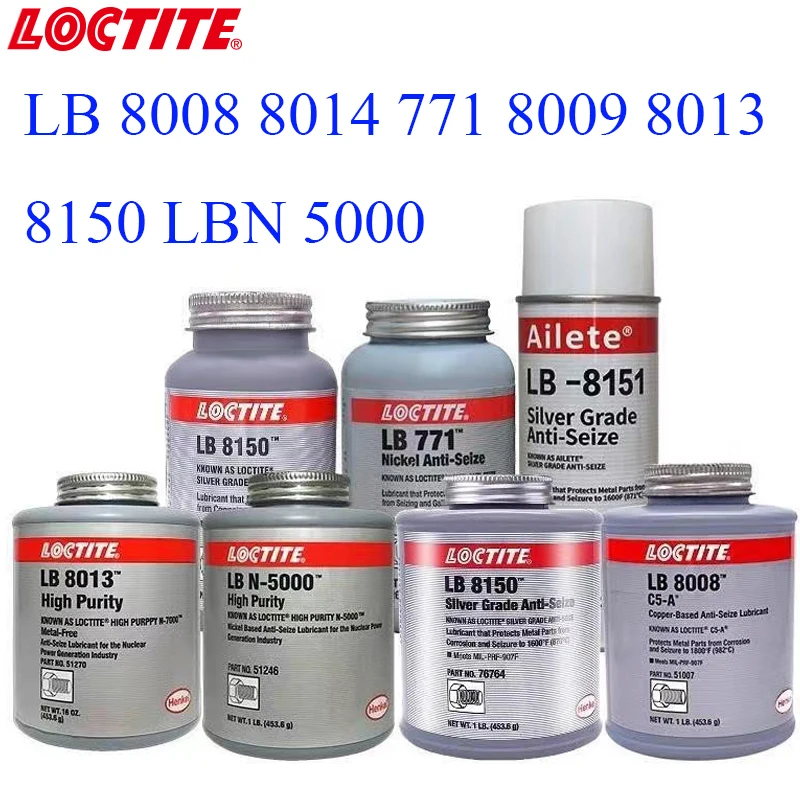 LoctiteLB80088014771800980138150LBN5000AntiseizeAgentLB771