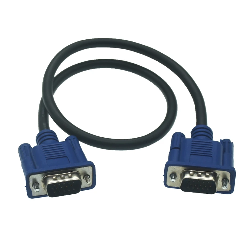 VGA HD 15Pin D-Sub Short Video Cable VGA Male to Male & Female extended line 0.3m 3m 1.5m 5m Computer TV projector monitor