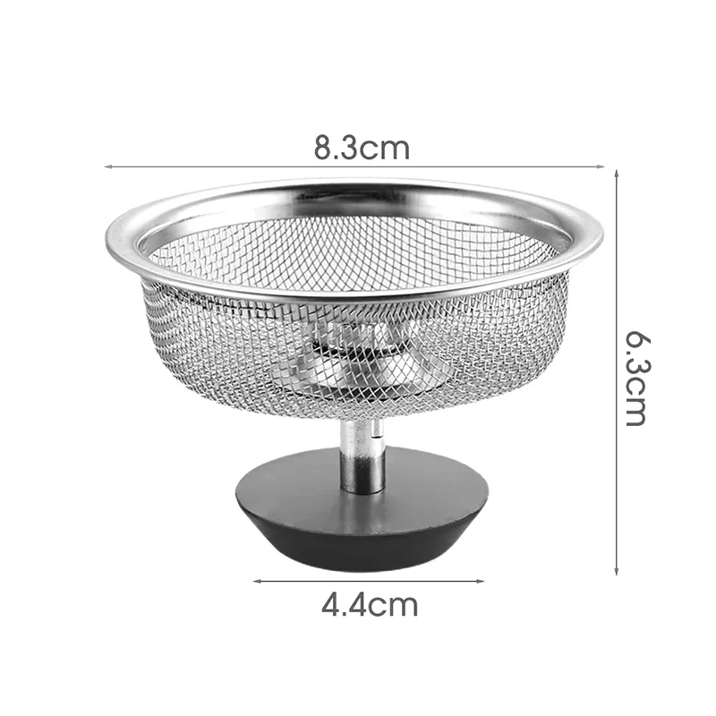 Stainless Steel Kitchen Sink Filter Mesh Sink Sewer Strainers Bathroom Floor Drains Catcher Waste Drain Hole Filter