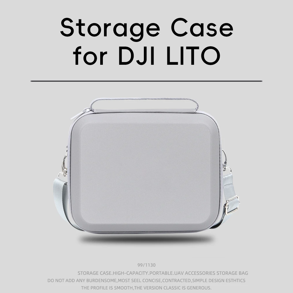 DJI Lito 1 드론 RC-N3 컨트롤러용 PU 휴대용 보관 가방 어깨끈이 있는 충격 방지 휴대용 여행용 케이스 보호 가방