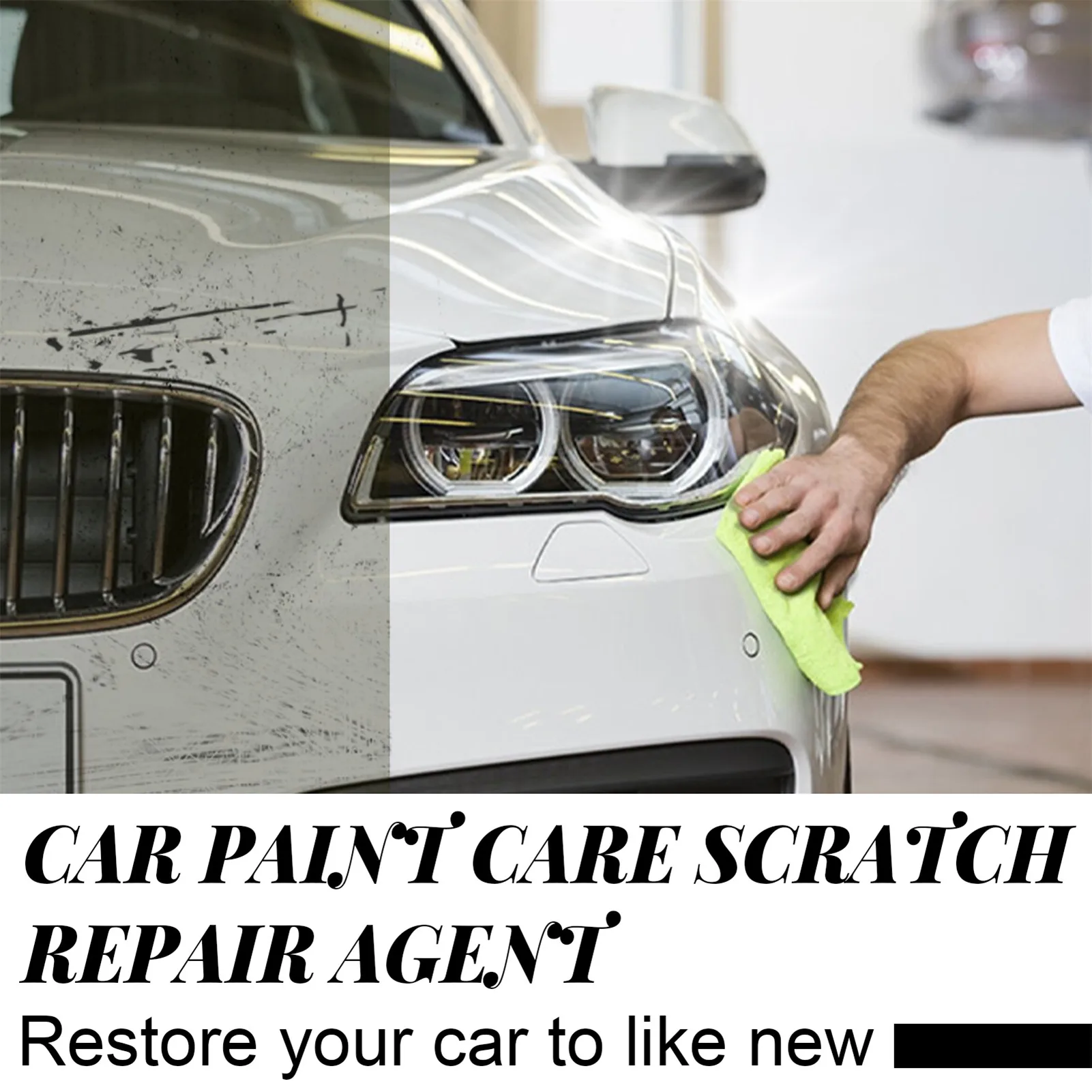Car Scratch Remover Car Paint Restorer And Decontamination Clean Detailing Supplies For Removing Mild Paint Scrapes Scuffs Car Scratch Remover