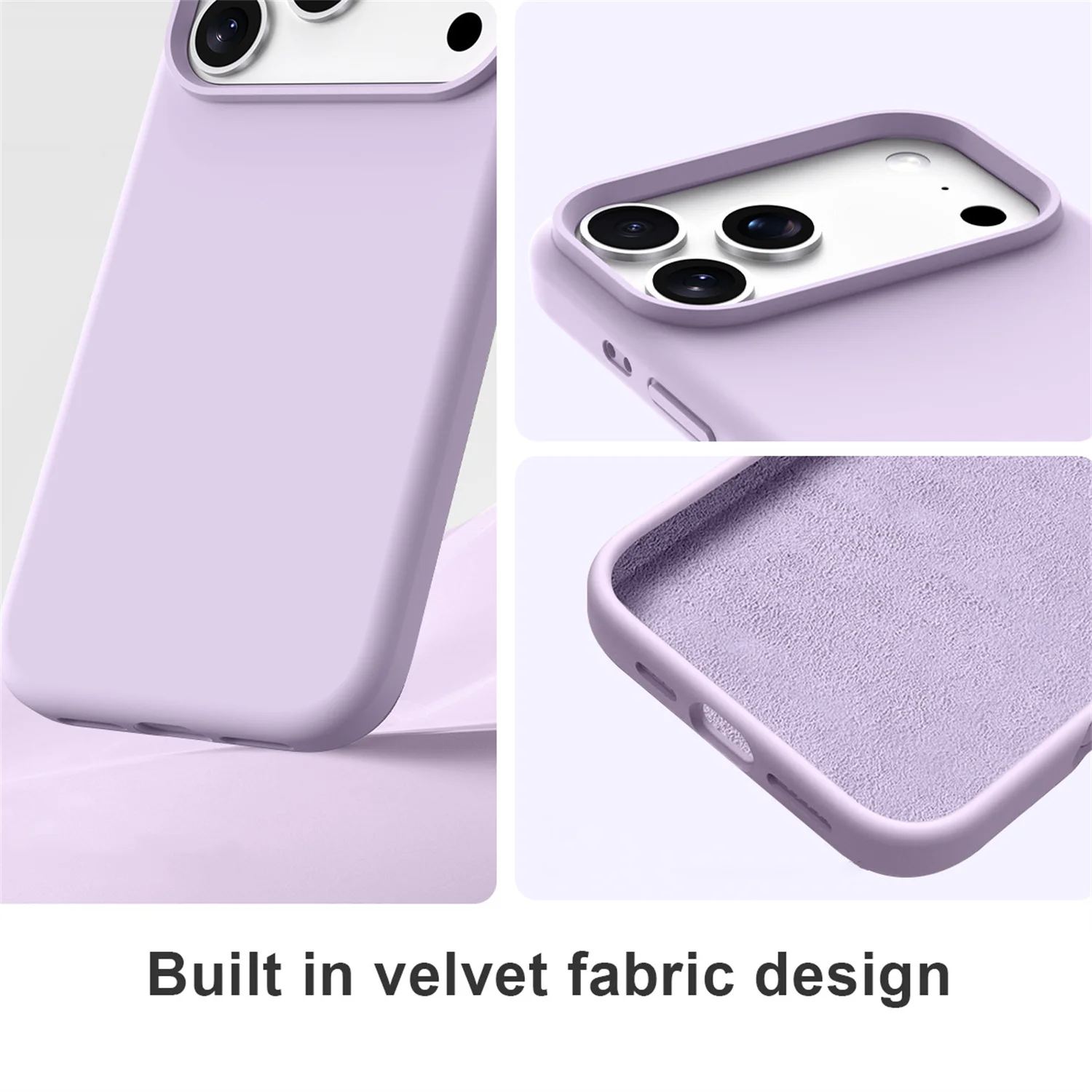 Premium Liquid Silicone Phone Case - High Quality, Soft, Original TPU Design