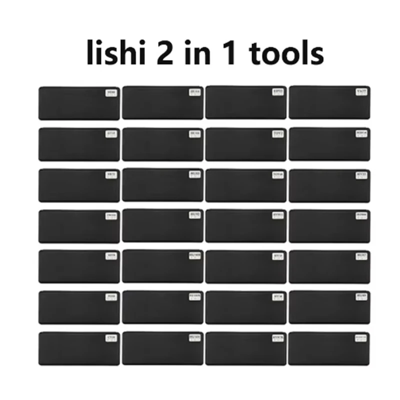 Hot Lishi 2 in 1 Tool HU49 HU46 HU56 HU58 HU64 HU66 HU83 HU87 HU92 HU100 10 cut HU101 Locksmith Tools