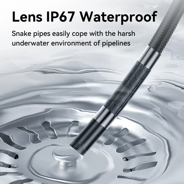 Two-Way 360° Articulating Borescope, 1080P Camera, endoscope with Light, 6mm Waterproof Probe,  Endoscope with Android/iOS Phone 4