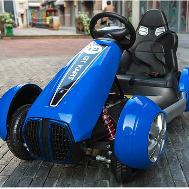 Children's Electric Car Dual Drive Four-wheel Cool Motorcycle Kart Remote Control Electric Ride on Car for Kids Christmas Gift