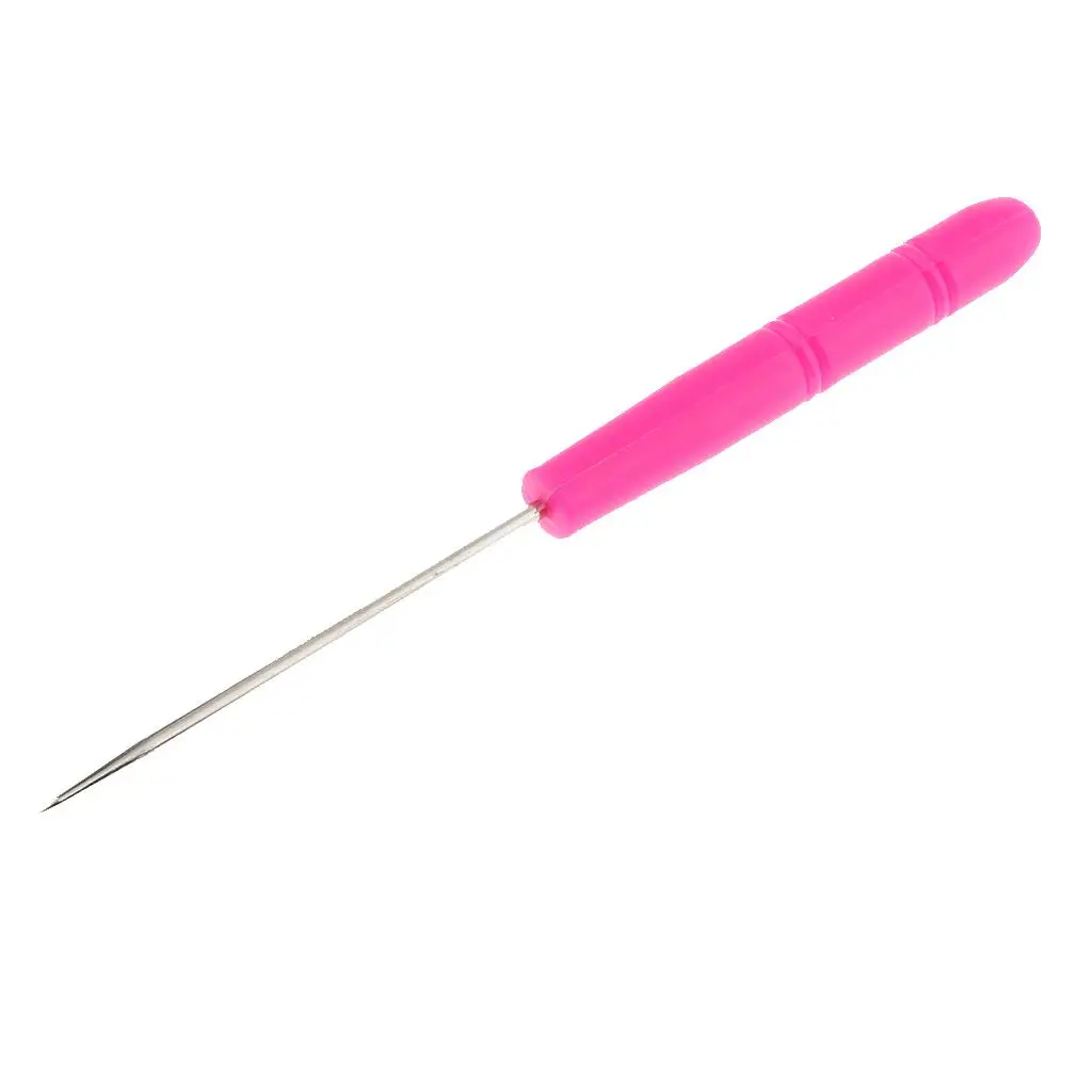 

12.5cm Handle Beading Awl Reamer Jewellery Making Craft Tool Red