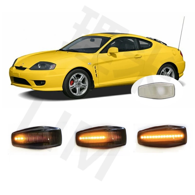 Sequential Indicator Dynamic LED Side Marker Signal Light Lamp for Hyundai Tiburon Coupe GK 2002 2003 2004 2005 2006 2007 2008