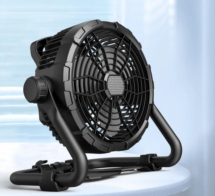 

Outdoor LED Multifunctional Lighting Lamp Charging Small Fan Portable Station Hanging Portable Camping Fan