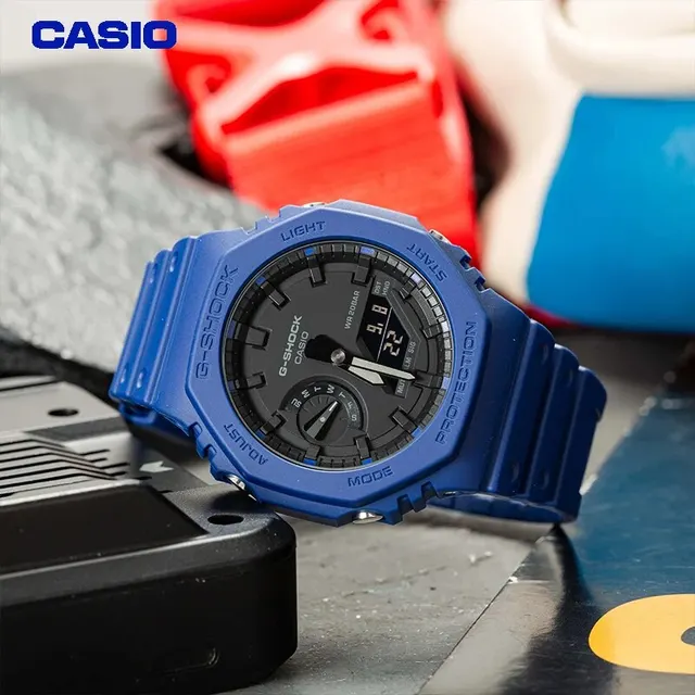 Casio GA-2100 Men Watch G-SHOCK Series Multifunctional Dual-dial Stopwatch Week Double Display Outdoor Sports Waterproof - Hình ảnh 6