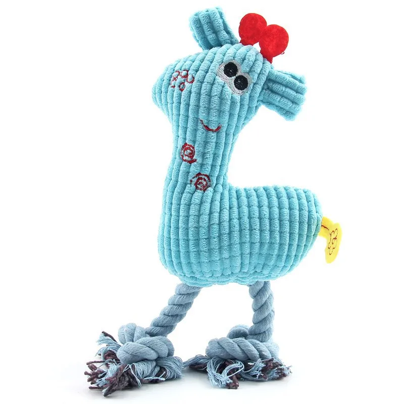 Squeaky Puppy Toys Plush Puppy Chew Toy for Teething Training Dog Toys for Small Dogs Toy for Cute Knot Interactive Dog Toy 6