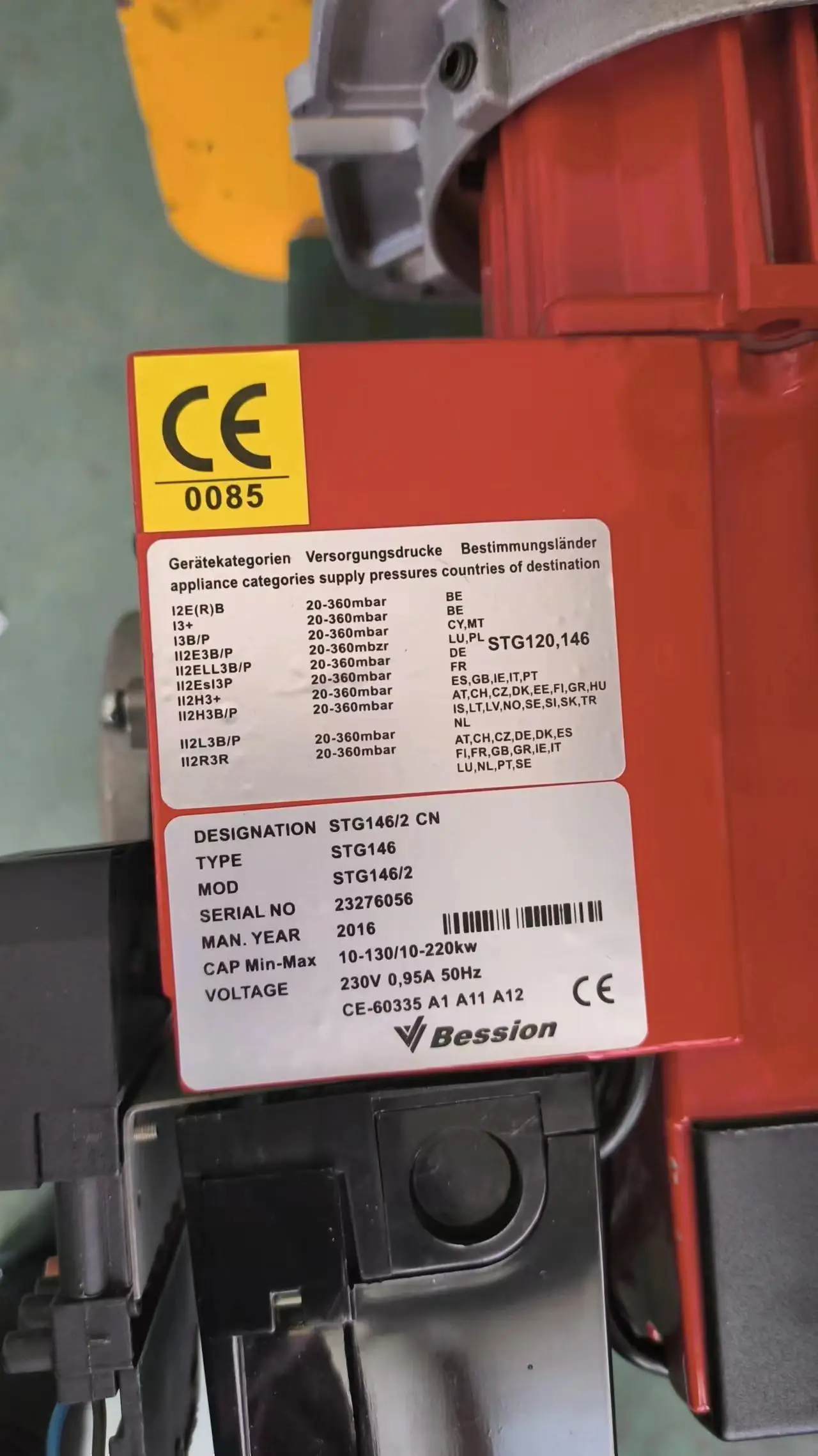 Bession Modulation Gas Burner Stg146/2 Boiler Parts - Fireplace Parts -  AliExpress