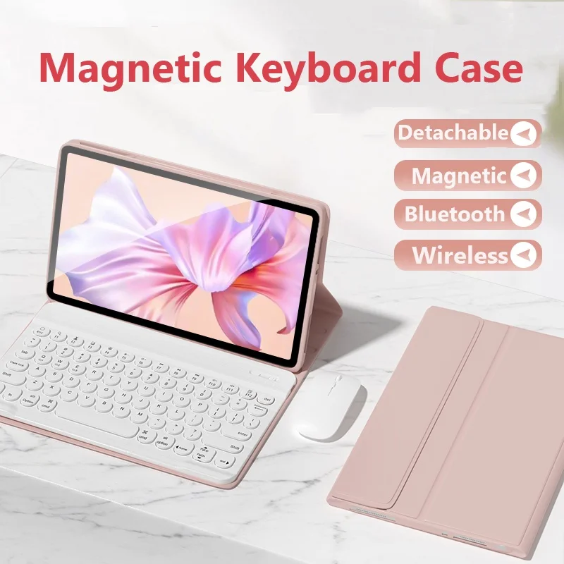Custodia Per Tastiera Bluetooth Con Mouse Wireless Per Huawei Matepad Pro 13.2 Per Matepad Pro 12.6 "Cover Magnetica Staccabile Keybaord