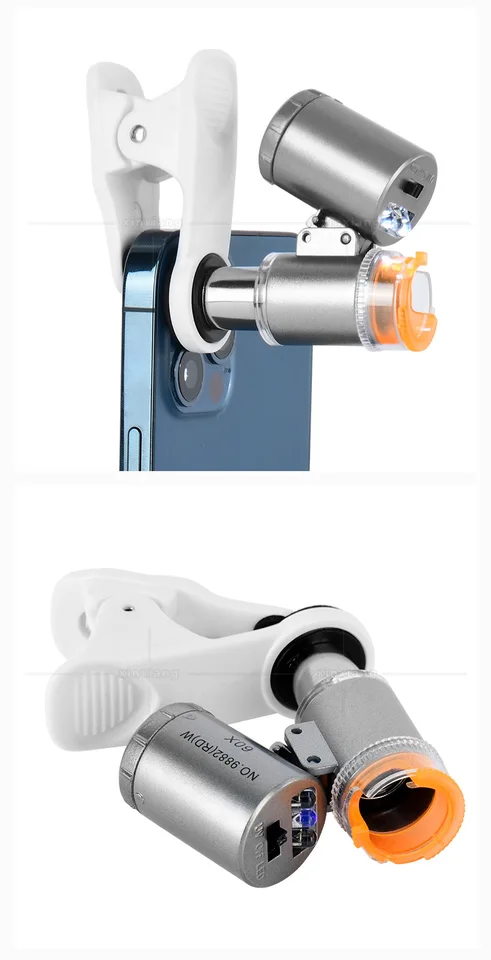 Microscopio Digital Con Clip Universal Para Teléfono Inteligente, Lupa - Foto 12