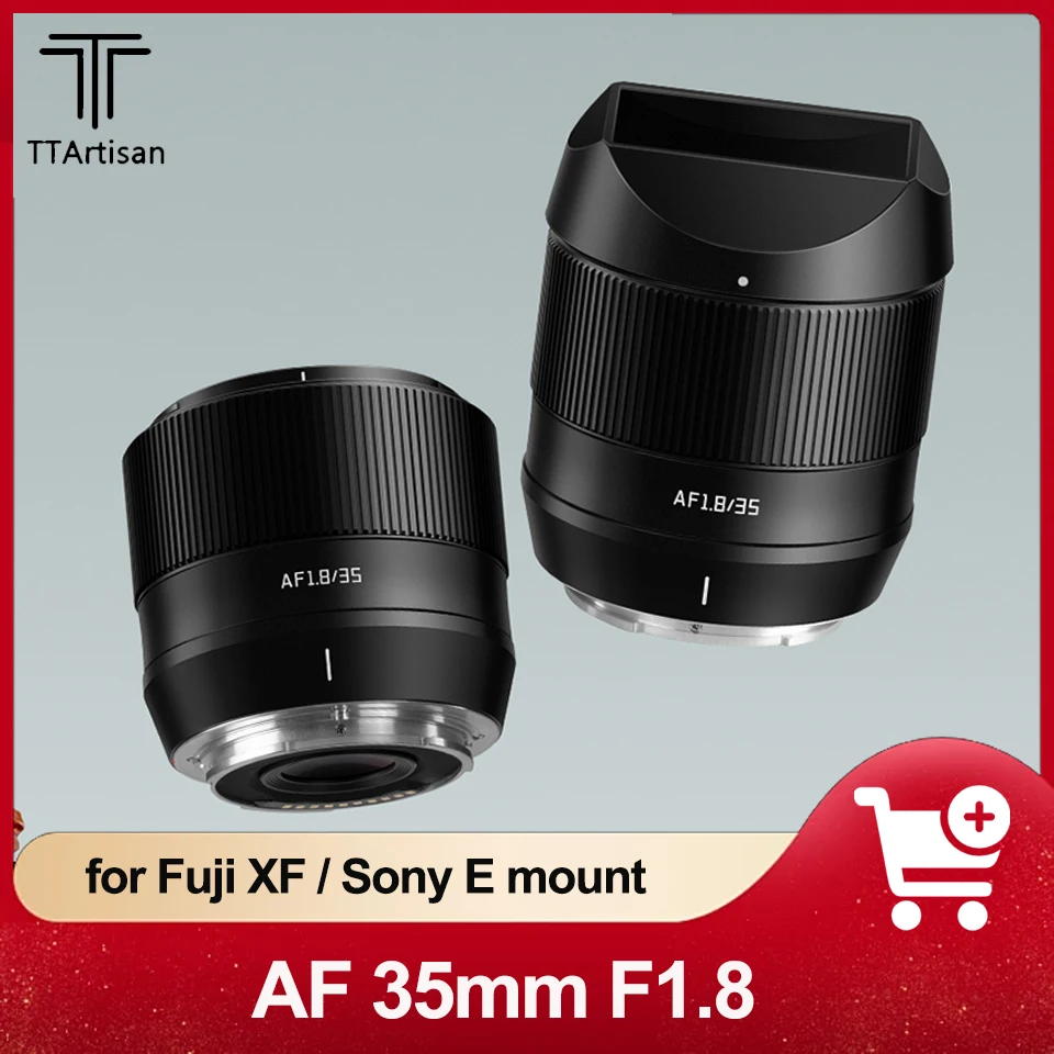 Ttartisan Af 35Mm F1.8 Standard Prime Lens Aps-C Autofucus Lens Per Fuji X-T20 Xs10 Sony A6500 A7C Nikon Z9 Zf