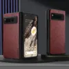 Luxury Leather Case For Google Pixel Fold Premium Business Style Retro Litchi Pattern Back Cover for Pixel Fold phone funda 3