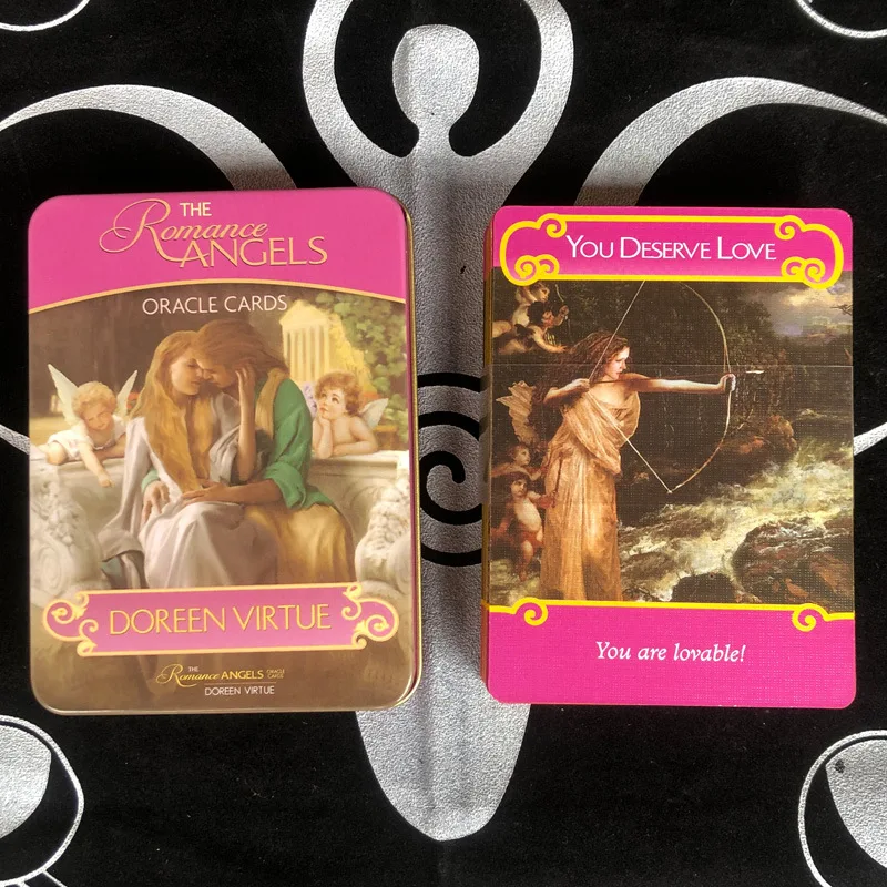 Gilded Reverie Lenormand Tarot Deck In A Tin Box Gilded Edge for Fortune Telling Game Card 44pcs 2