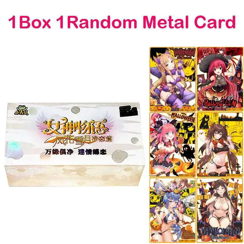 

New Goddess Story 5m05 Online Collection Card Full Set Waifu Booster Box ACG TCG CCG Doujin Toy And Hobby Gift With Metal Card