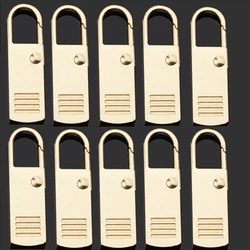 Instant Zipper Repair Kit - Universal Replacement Zip Slider with New Design (Gold  10PCS)