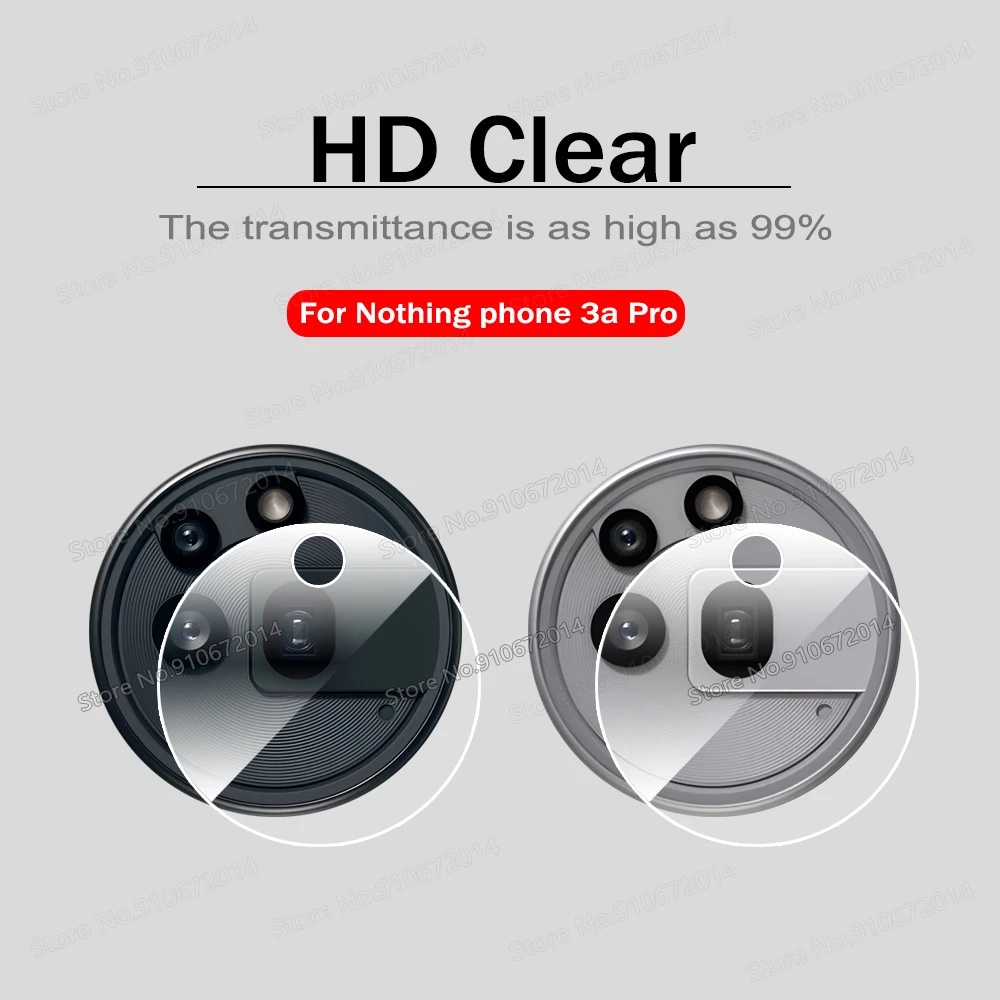 3PCS HD Back Camera Lens Protector, Soft Film for Optimal Lens Protection