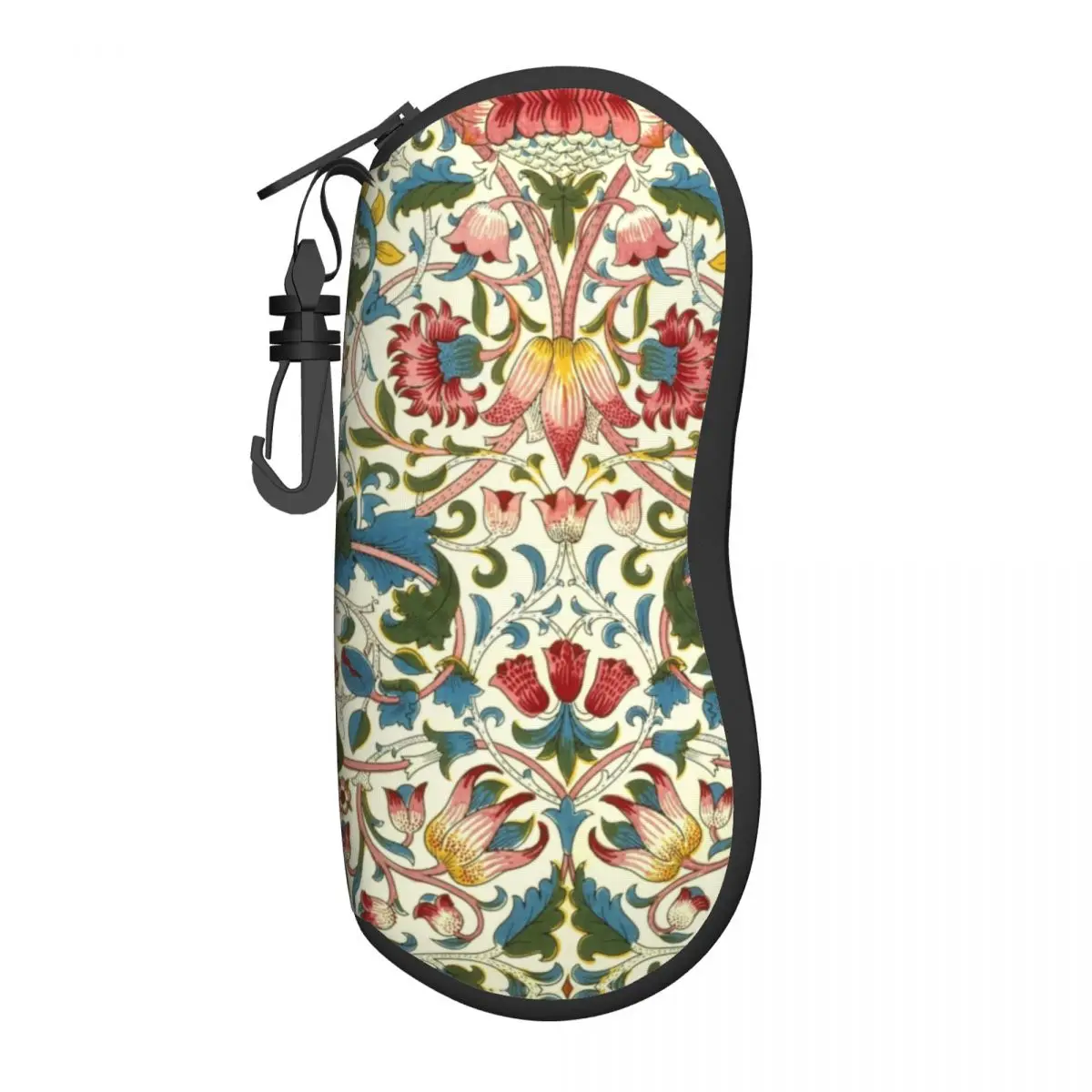 

Custom William Morris Shell Glasses Case Unisex Cool Floral Textile Pattern Eyeglasses Case Sunglasses Protector Box