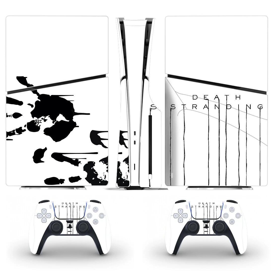 Death Stranding New Ps5 Slim Disc Skin Sticker Protector Decalcomania Cover Per Controller Console Ps5 Slim Disk Sticker Vinyl