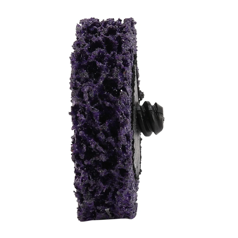 50PCS 2 Inch 50Mm Quick Change Easy Strip & Clean Discs Purple For Paint Rust Removal Surface Prep With 2 Holder