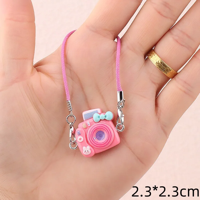 Pack De 6 Cámaras En Miniatura Para Muñecas De 17 Cm – Accesorios De Plástico ABS Con Diseño Realista, Perfectos Para Muñecas La-Bubu Y Fotos De Caja Sorpresa