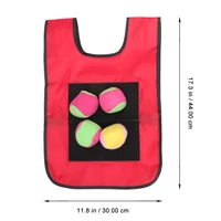 12pcs Children Sticky Ball Vest Sticky Jersey Vest Game Props Sticky Ball Vest for Kids sticky vest for ball 2