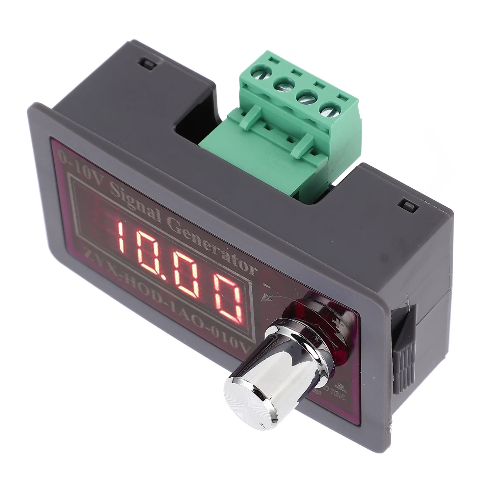 Adjustable Signal Generator Anti Reverse Connection 0‑10V Output ABS 15-30VDC Voltage Generator for PLC