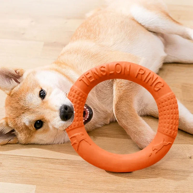 

Dog Toy Training Ring Puller Puppy Flying Disk Chewing Outdoor Interactive Dog Game Playing Supplies Toys for Dogs Interactive