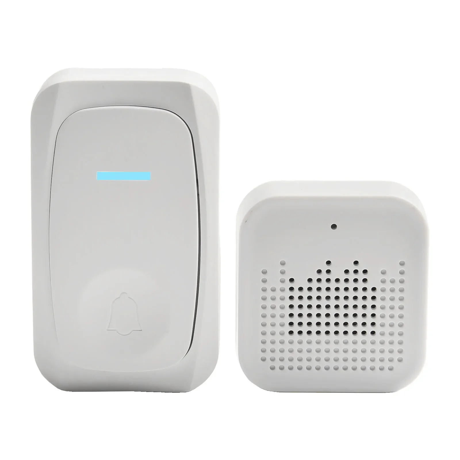Wireless Doorbell With High Volume Smart Home For Elderly Supports 32 Ringtones 32 Ringtones Available Built-in Button Battery