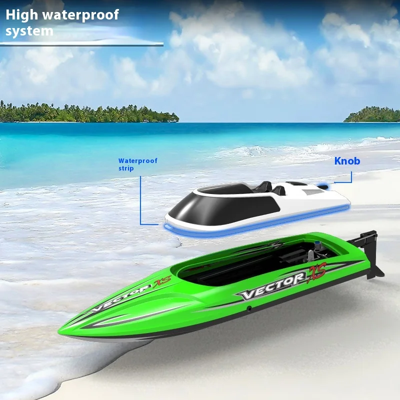 2.4g Remote Control Speedboat High-speed Brushless Rc Boat Toys Vector Xs Rtr Model Racing Ship Kids Boys Birthday Gifts 3