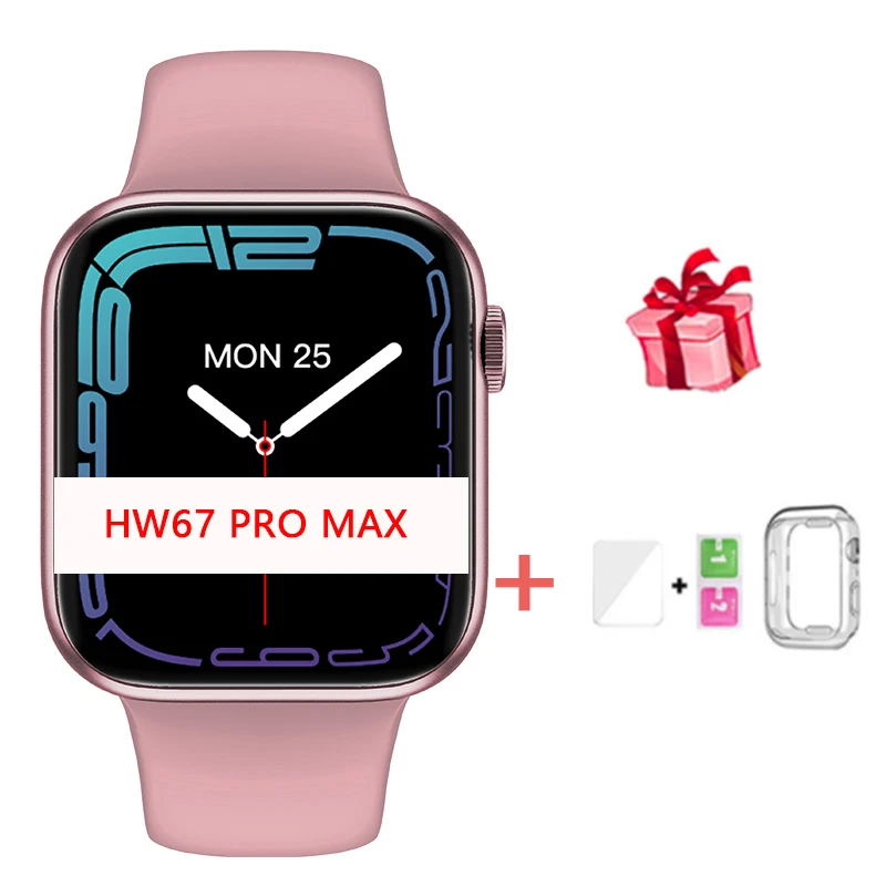 2022 HW67 Pro max Smart Watch Men 1.9 inch NFC Voice Assistant Payment Bluetooth-Call Smartwatch Women PK iwo W27 PRO HW57 