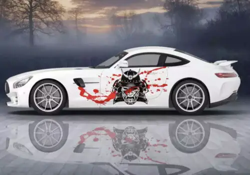 

Custom Samurai Livery Racing Side Wrap Car Decal JDM SAMURAI BOTH SIDES OF CAR