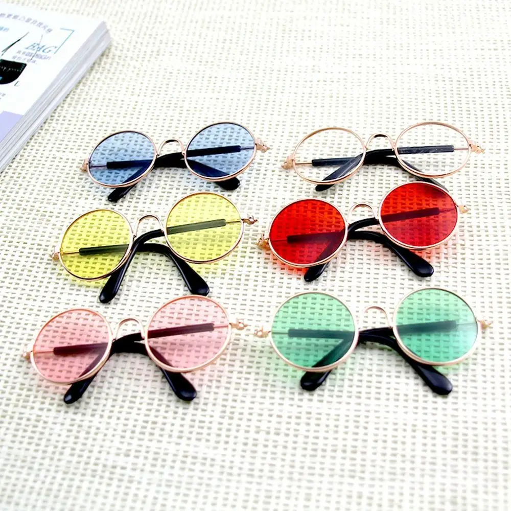

Round Lovely Trend Toys Pet Supplies For Little Dog Cat Reflection Glasses Pet Sunglasses Eye-wear Cat Glasses