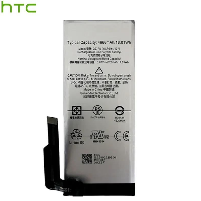 100% Original New High Quality G27FU 4620mAh Phone Replacement Battery For HTC Google Pixel 5A Batteries Bateria +Tools