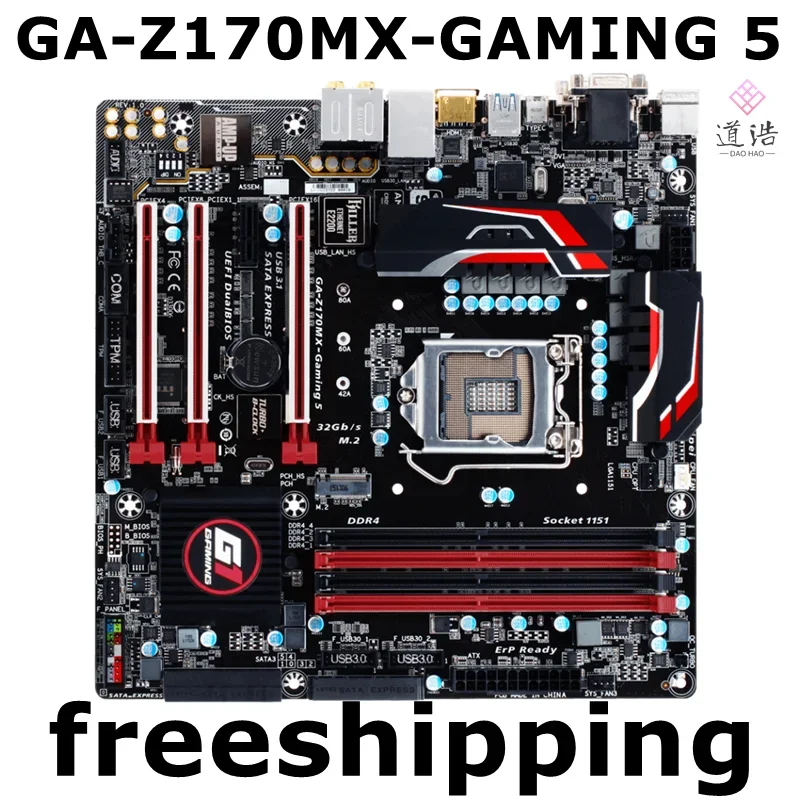 For GA-Z170MX-GAMING 5 Mtherboard 64GB PCI-E 3.0 LGA 1151 DDR4 Micro ATX Z170 Mainboard 1 S2ac39349e261417c9c64b5a2511893b4k