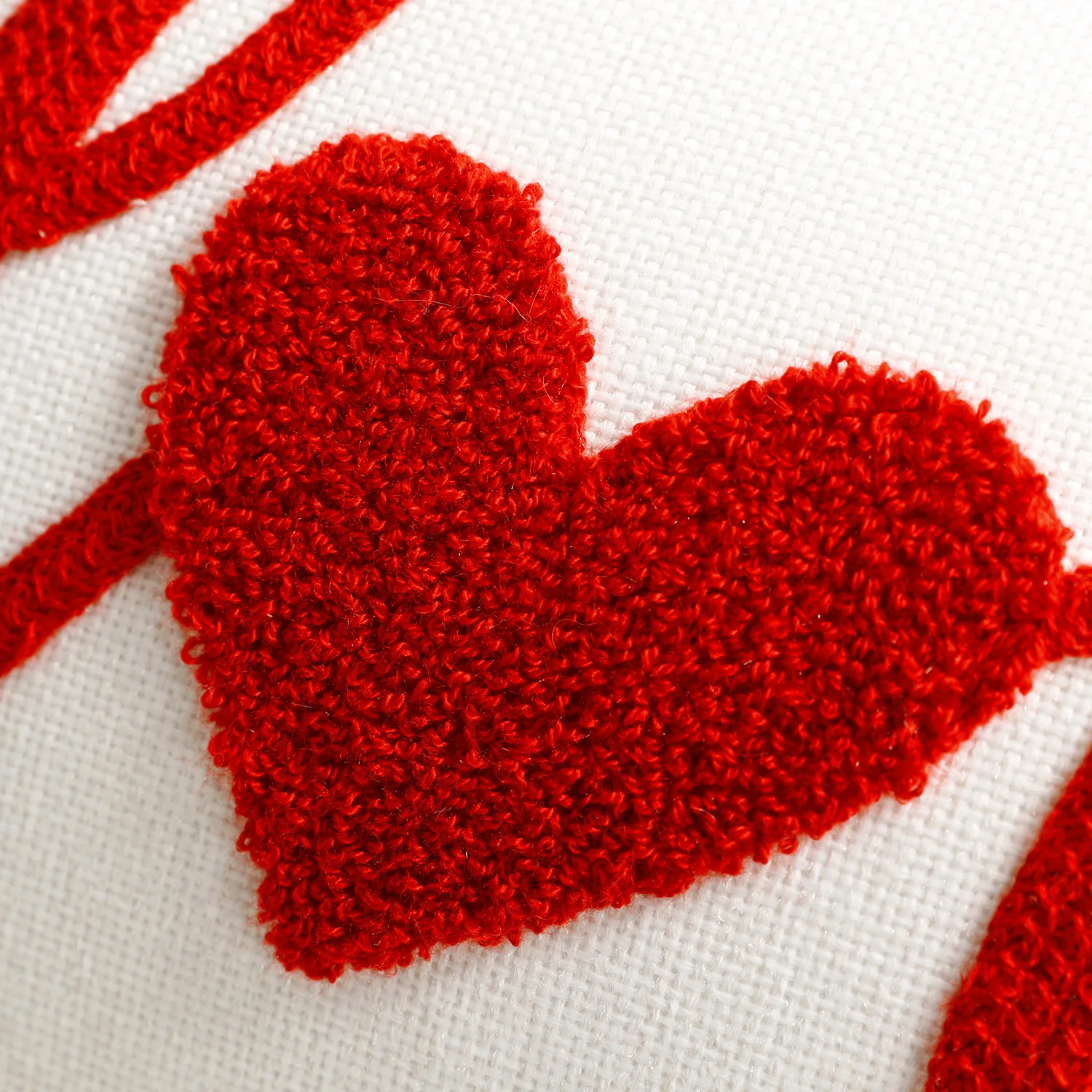 45x45cm Paar Roter Kissenbezug Cojines Valentinstag Handtuch Gestickte Liebe Kissenbezug Dekoration Sofa Wurfkissenbezüge – Detail 12