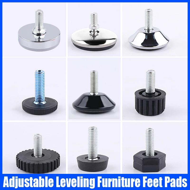 10PCS Adjustable Leveling Furniture Feet Pads Anti Slip Furniture Pads Sofa Chair Leg Feet Mat Floor Protector