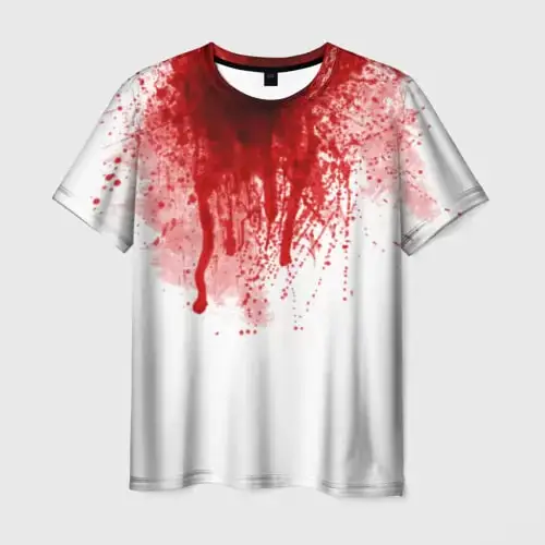 thumbnail image 1 of Funny Horror Halloween Bloody I'm fine T-shirts 3D Print Men Women Crew Neck Tee Fashion Unisex Streetwear Kids Short sleeve Top, 1 of 5