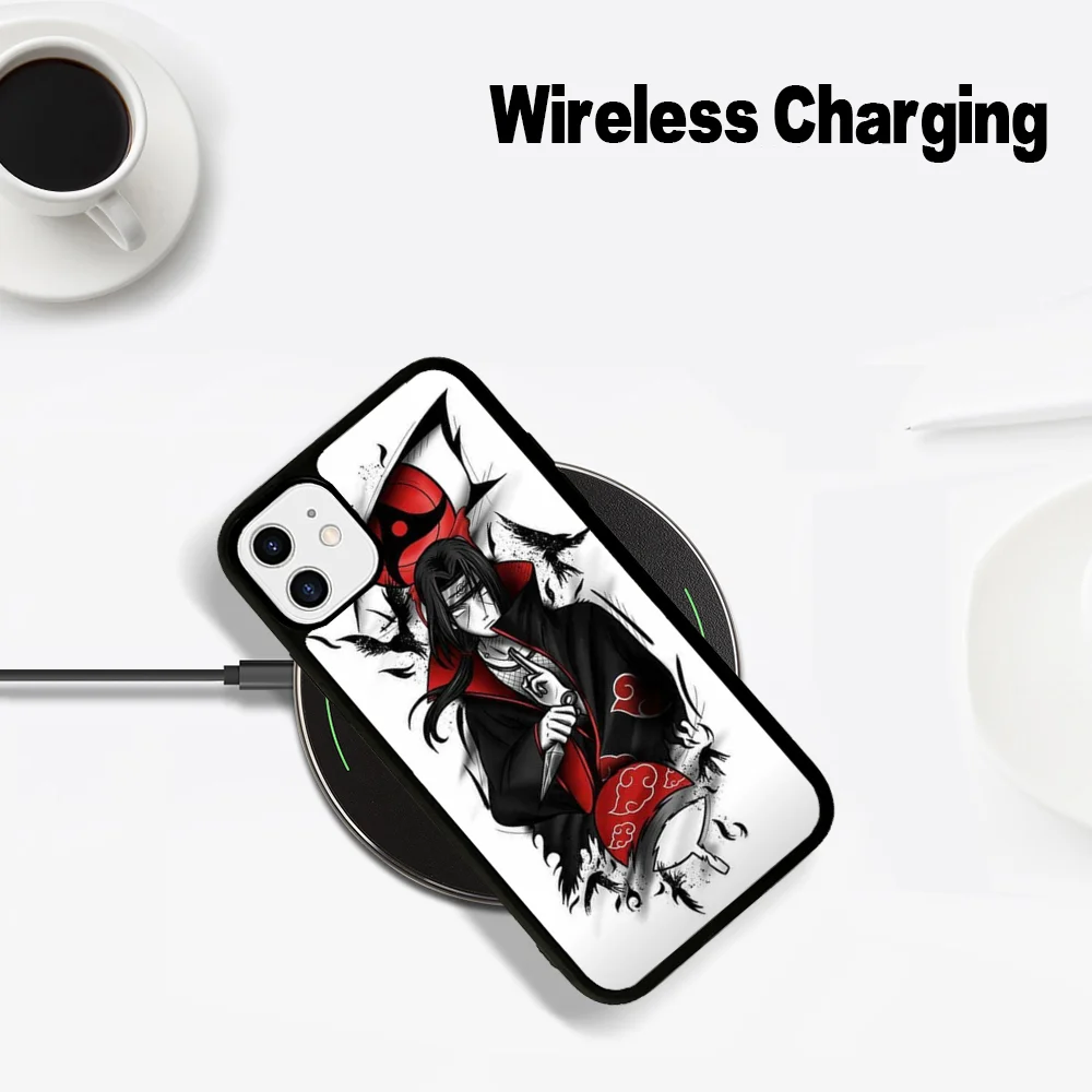Akatsuki Itachi & Sasuke Uchiha MagSafe Case – Naruto iPhone 11–16 Pro Max