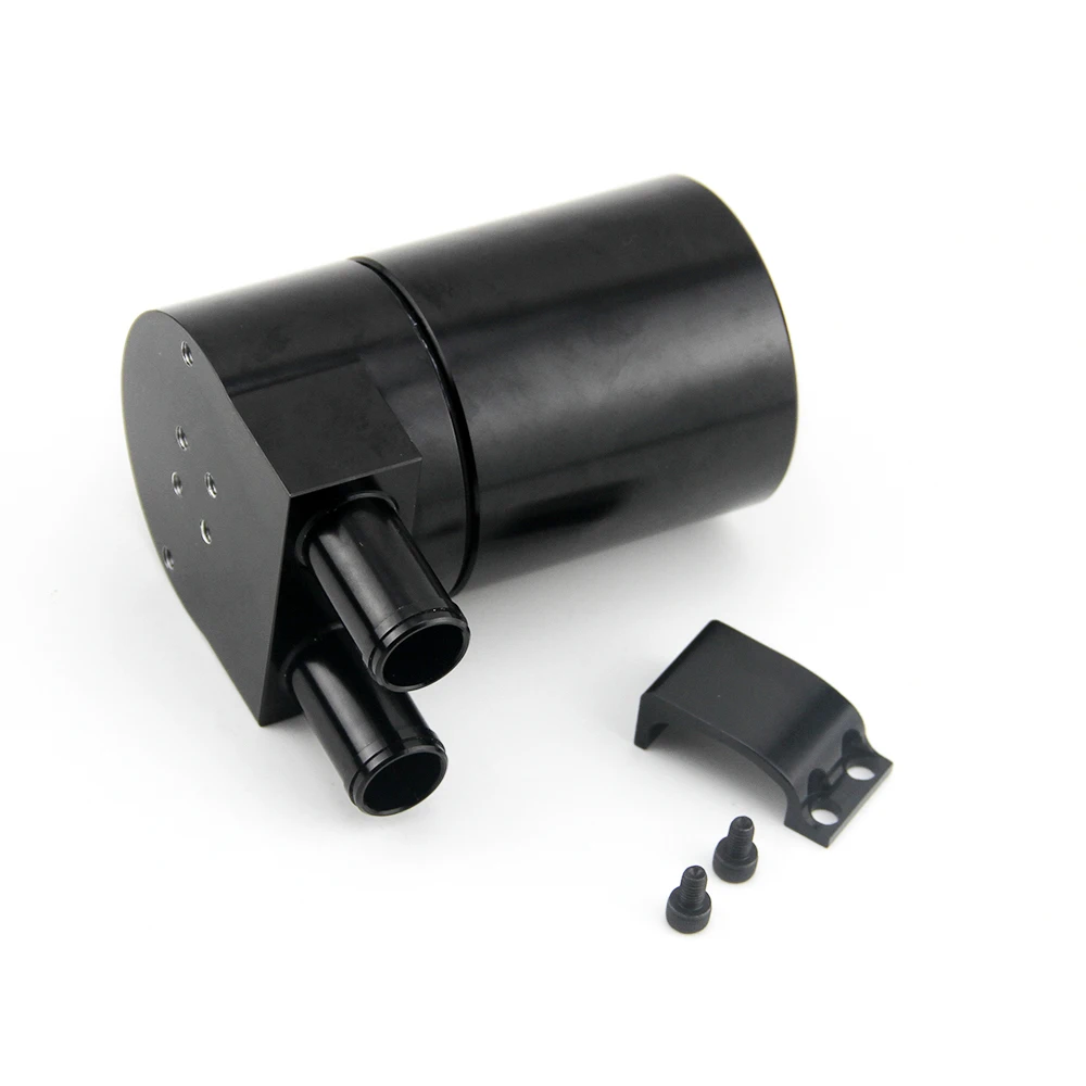 Universal Aluminum Alloy Reservior Oil Catch Can Tank For BMW N54 335 E90 E91 Touring E92 Coupe E60 E93 Black / Silver