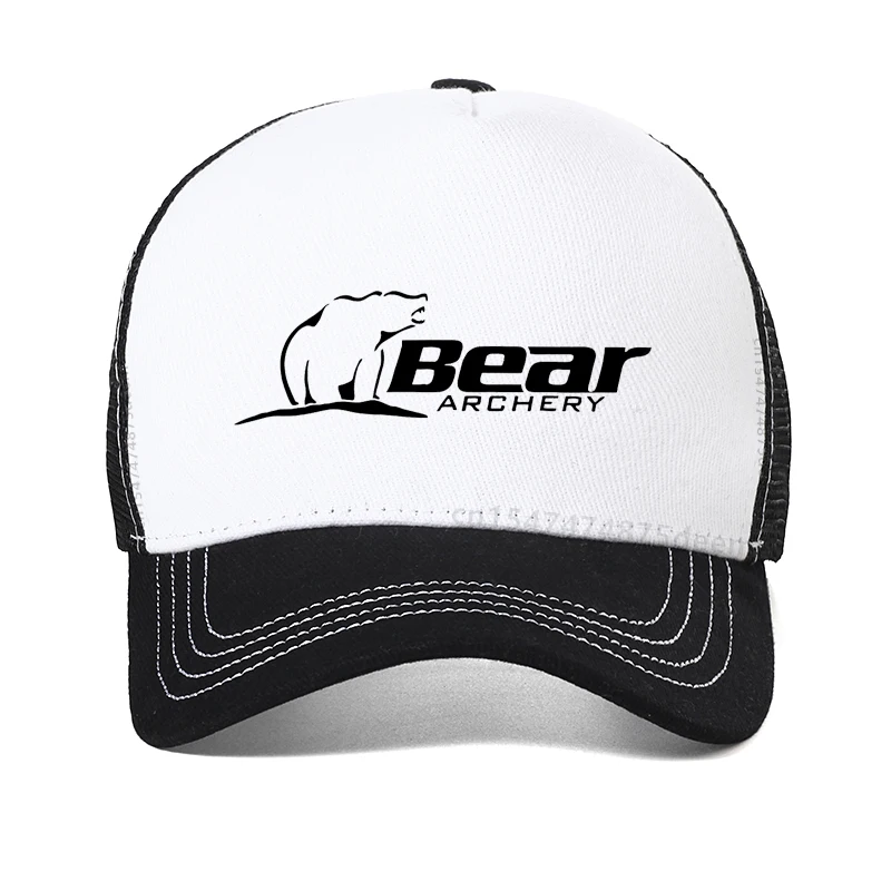 Bear Archery Baseball Cap men outdoors hunting sunhat fashion Summer Mesh Breathable Trucker Caps man fishing Luya hats