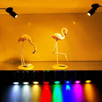 1W 3W Cabinet Mini LED Spotlight Jewelry Showcase Wine Counter Display Lighting Lamp 360 Degrees Rotatable Adjustable Spot Light 2
