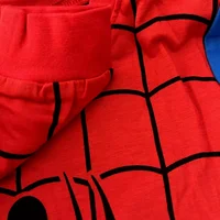 Ensemble pyjama Spiderman super-héros pour tout-petits, vêtements de nuit à manches longues, dessin animé, pour garçons et filles, pyjama Cosplay de héros de noël, vêtements de maison 4